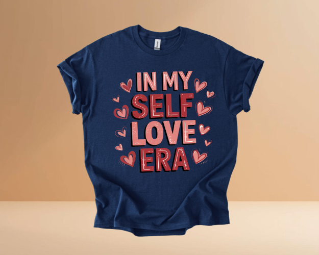 VALENTINES DAY SELF LOVE DESIGN TSHIIRTS