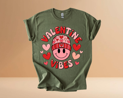 VALENTINES DAY VIBES DESIGN TSHIRTS