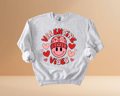 VALENTINES DAY VIBES DESIGN SWEATSHIRTS