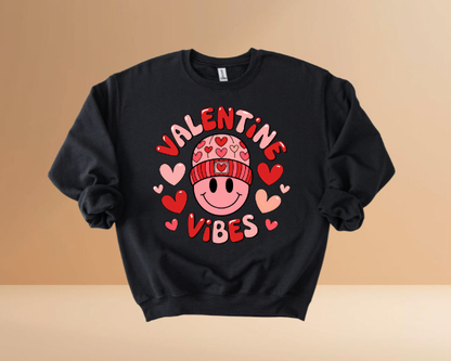 VALENTINES DAY VIBES DESIGN SWEATSHIRTS