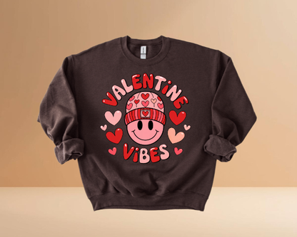 VALENTINES DAY VIBES DESIGN SWEATSHIRTS