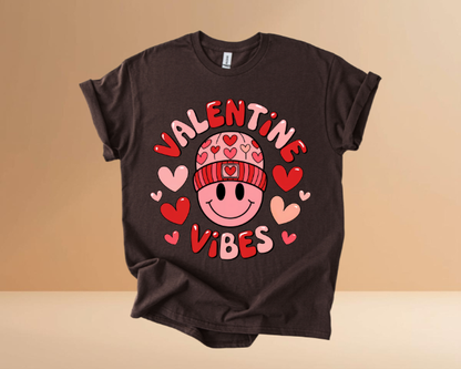 VALENTINES DAY VIBES DESIGN TSHIRTS