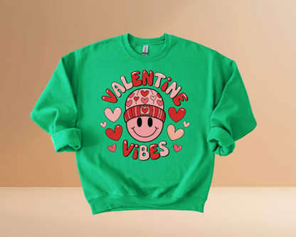 VALENTINES DAY VIBES DESIGN SWEATSHIRTS