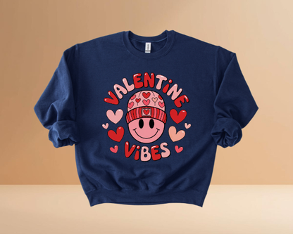 VALENTINES DAY VIBES DESIGN SWEATSHIRTS