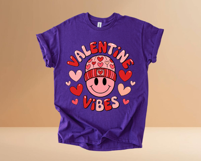 VALENTINES DAY VIBES DESIGN TSHIRTS